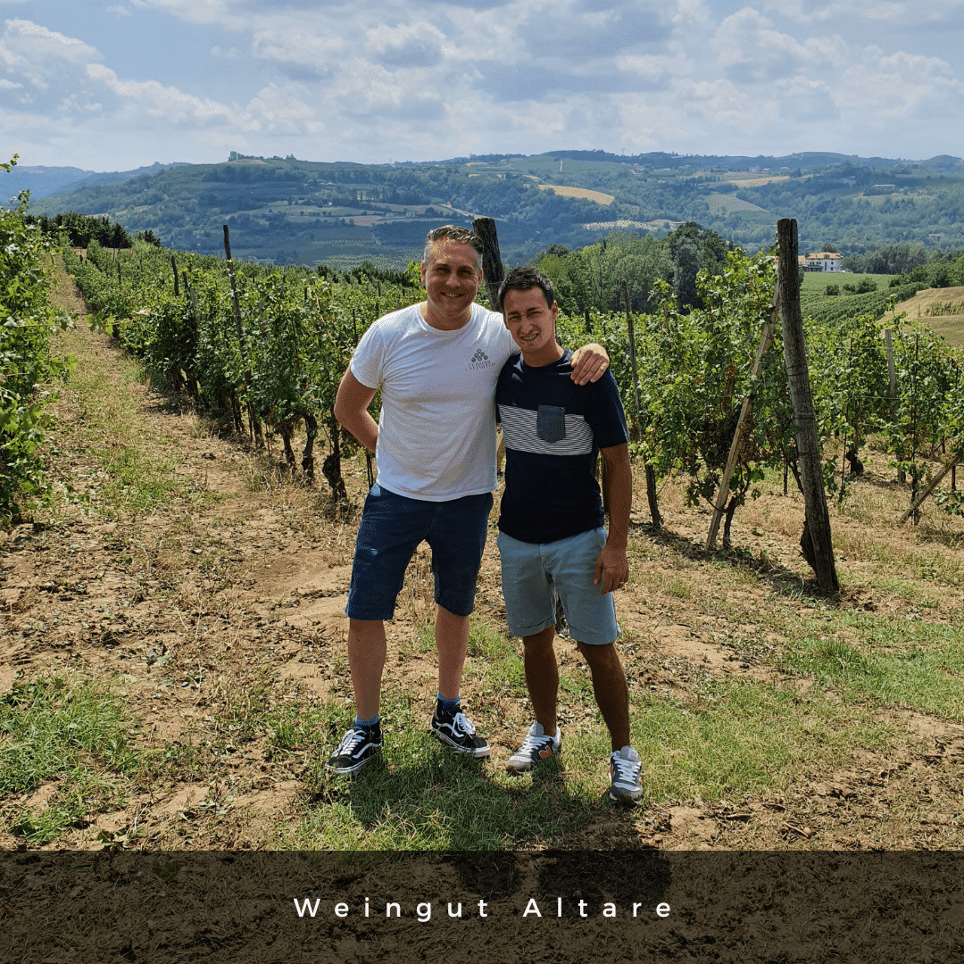 Winzer Nicholas Altare und Daniel Weingut Altare Piemont Italien